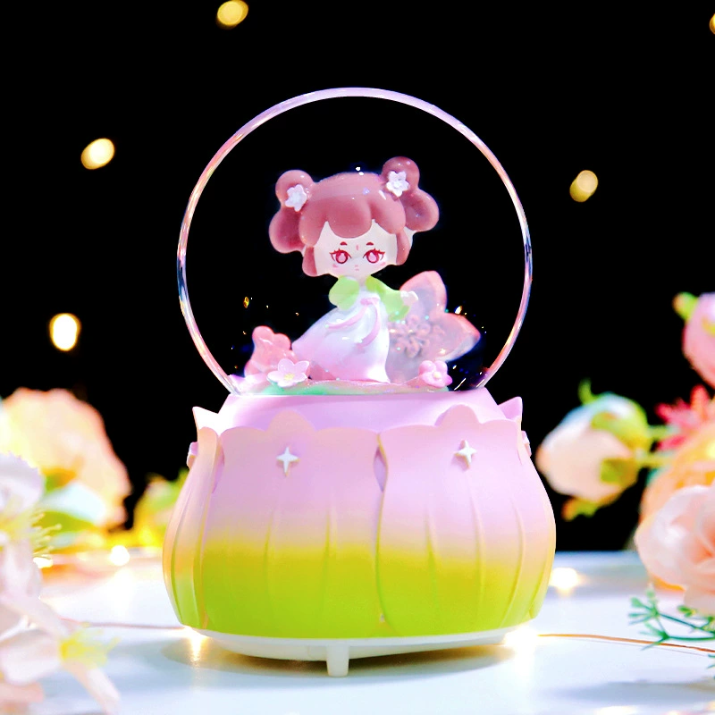 Starry sky, music box, rotating night light, new collection