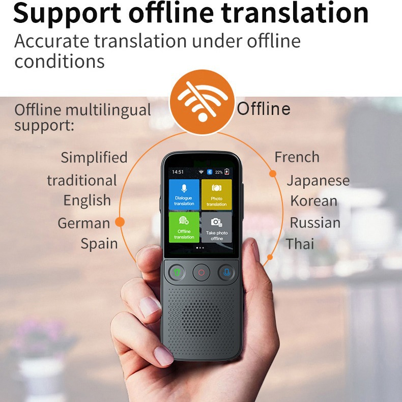 Fábrica fuente traductor traductor auricular traductor traductor de precisión traductor AI traductor ChatGPT traductor de turismo