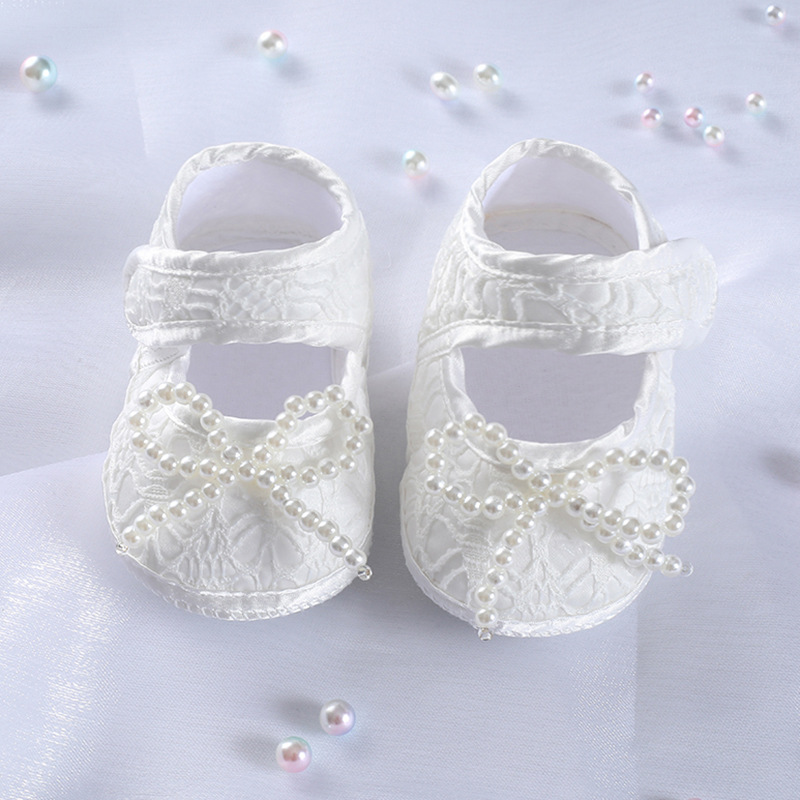 2023 new white lace princess shoes soft...