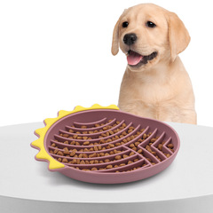 犬用シリコンペットスローフードボウル、吸盤付きドッグフードボウル、スローフード、窒息防止、舐め皿、犬用ボウル、転倒防止用品