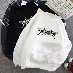 明鑫服飾韓国版東南アジアshopee秋冬ゆるいアルファベット帽子とベルベットの男女卸売り