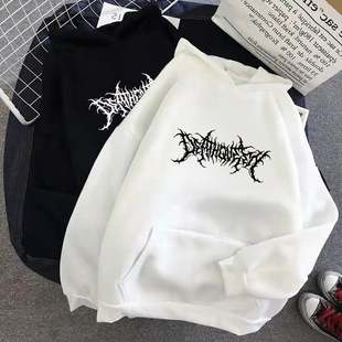 Mingxin Clothing Korean Southeast Asian shopee Fall/Winter Loose Letter Hooded Fleece Dawei Clothing for Men and Women Wholesale