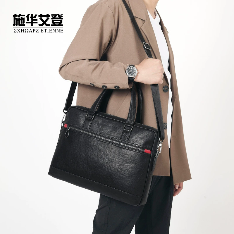Trend leather bag for leisure, high-end, genuine leather
