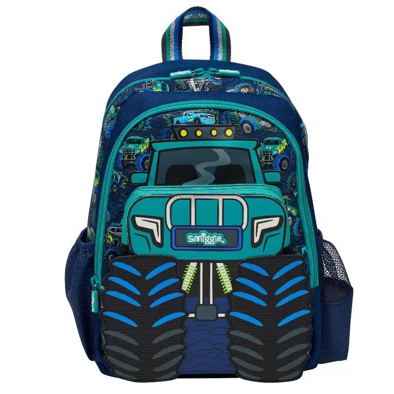 Australia Smiggle caricatura mochila de tamaño medio jardín de infantes mochila de hombro 3D con sombrero de caricatura
