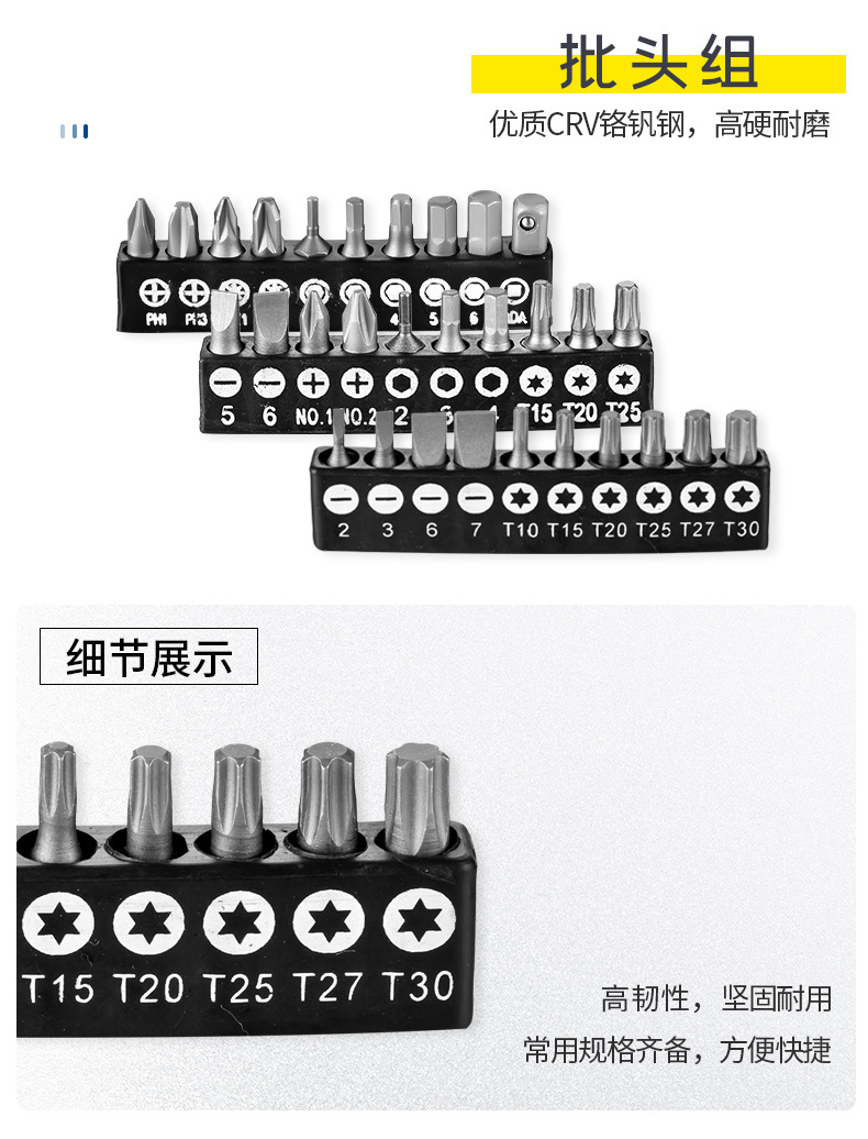 Tool Box Household Hardware Tool Set Electrician Woodworking Vehicle Maintenance Household Multi-Functional Set