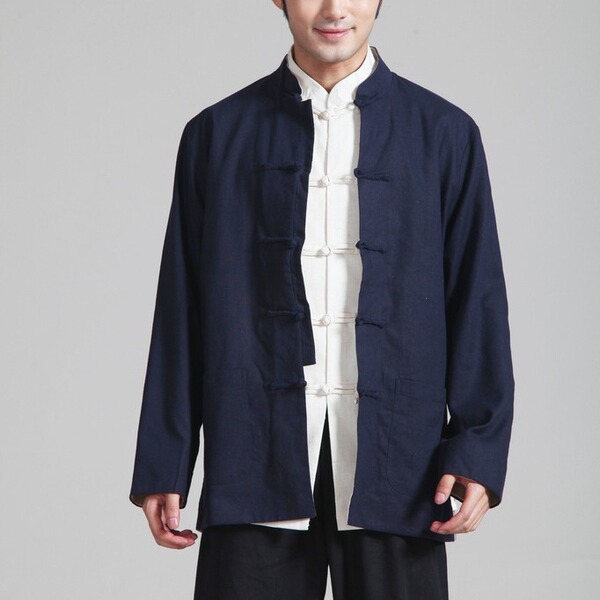 Double-sided ethnic long-sleeve