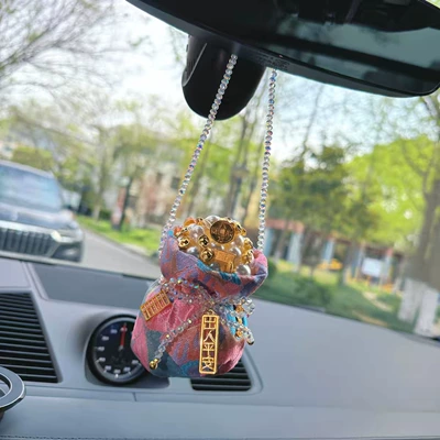 Ornament and Hanging Decoration 2-in-1 Model, Car ornaments - colorful-cornucopia-lucky-bag-2-use-style-with-fragrance