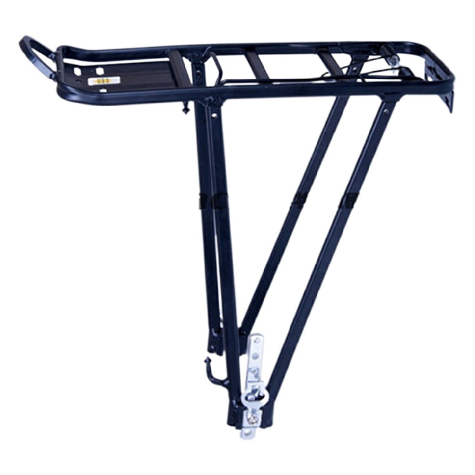 Bicicleta trasera percha de aleación de aluminio trasero estante de freno de disco de liberación rápida bicicleta de montaña percha trasera estante 023