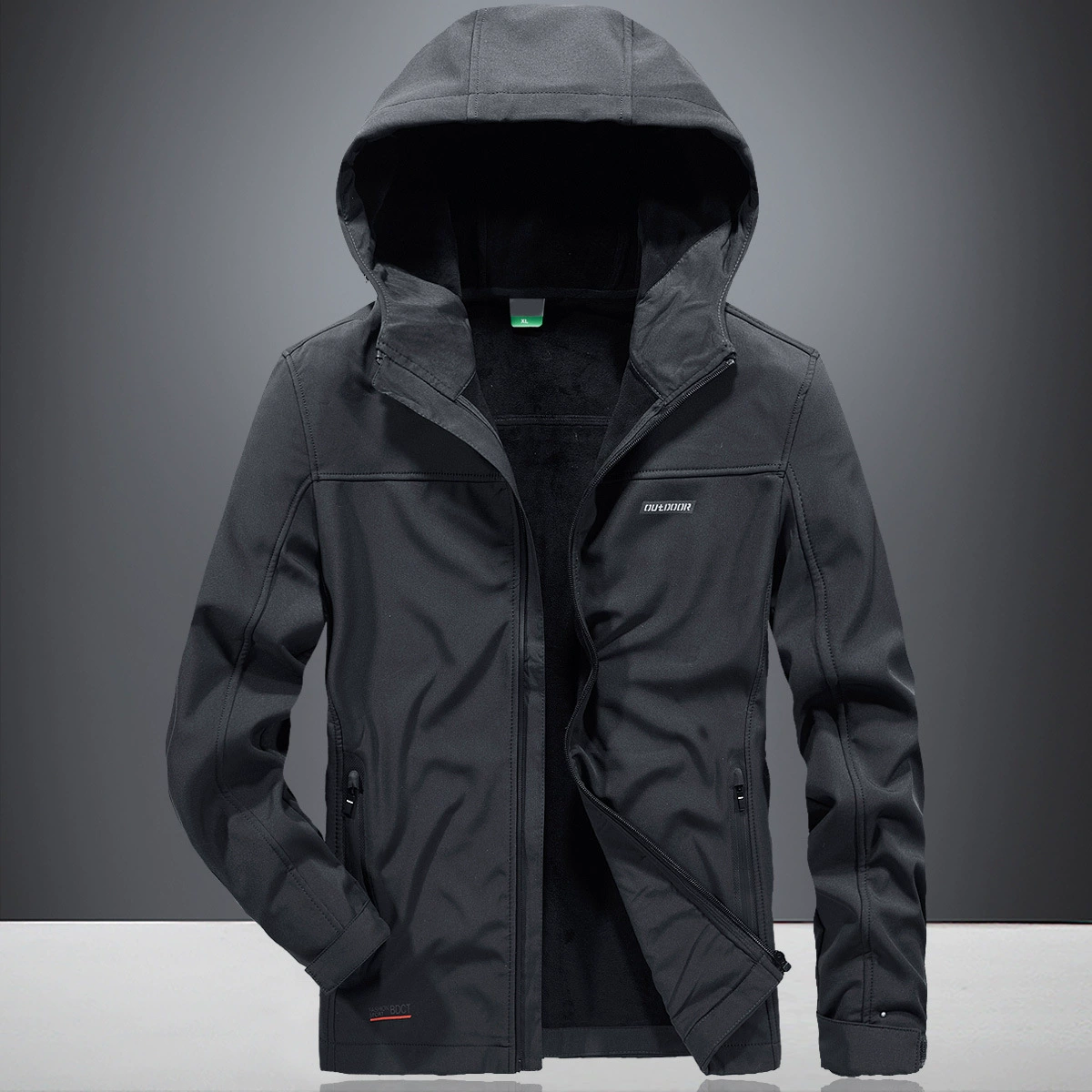 2019 Весенняя новая куртка Мужская молодежная ветровка с капюшоном в Корейском стиле, повседневная спортивная куртка, мягкая куртка больших размеров 9138