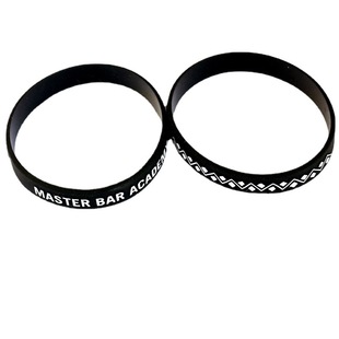Guangde Manufacturer 1 Yuan Gift Silicone Bracelet Customized Silk Screen Couple Bracelet High Quality Export Bracelet