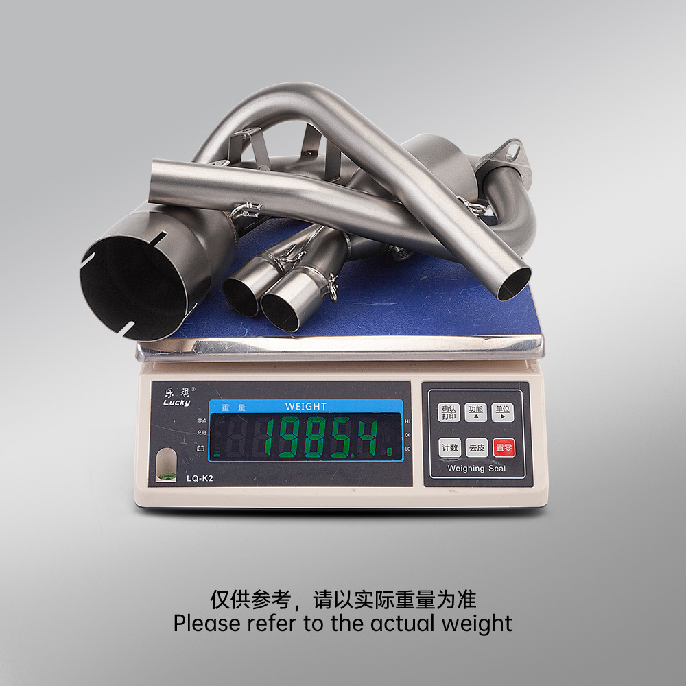 Motorcycle Scooter Tmax530 Tmax560 Full Exhaust Pipe with Dual Oxygen Ports Front Section 2017-2026