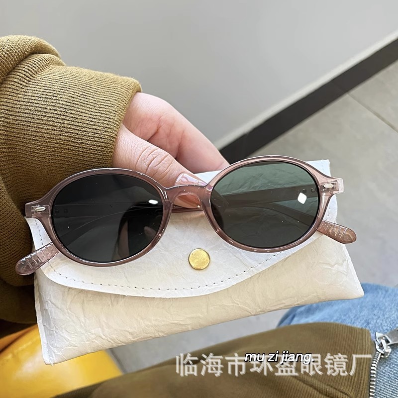 張元英と同じスタイルの女性用メガネフレーム、韓国風オタクレトロメガネ、小さなフレーム、多用途の無地メガネ、近視男性用|undefined