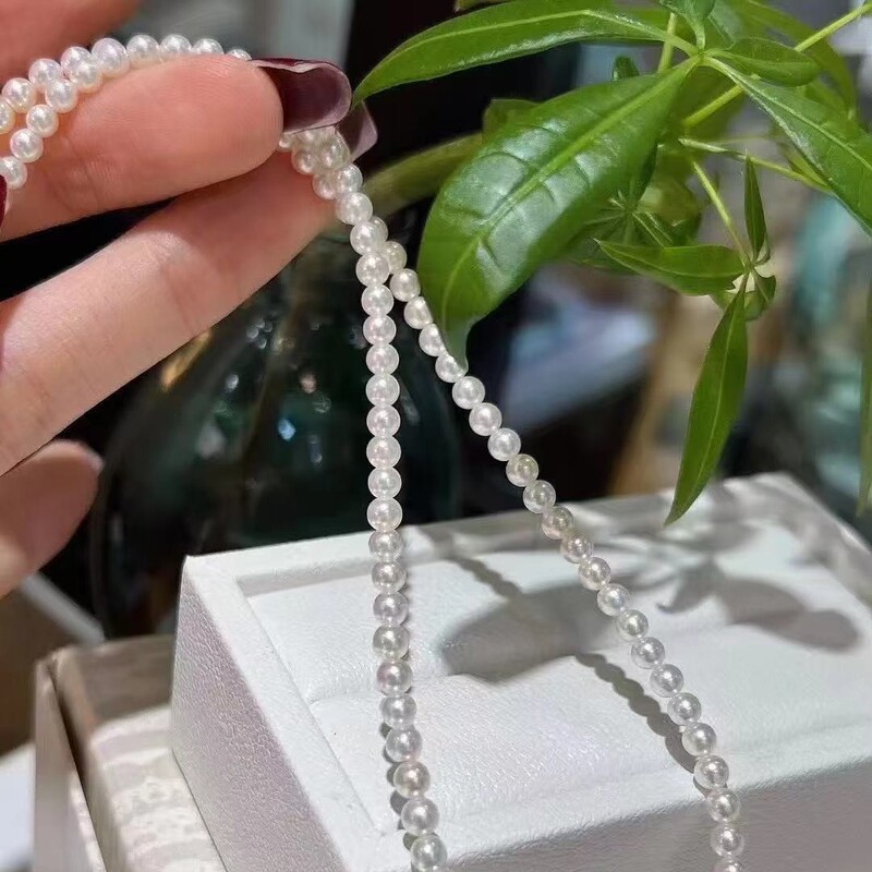 フレンチスタイル Shijia パール 6 メートルネックレスハイエンドファッションシンプルな鎖骨チェーン気質社交家ネックレス|undefined