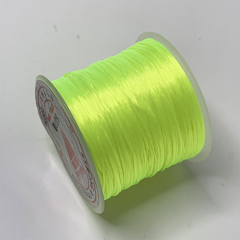 Cordón de pulsera de alta calidad de alambre plano elástico, cordón de cuentas resistente al desgaste, cordón de juego de alta elasticidad, cordón especial para pulsera