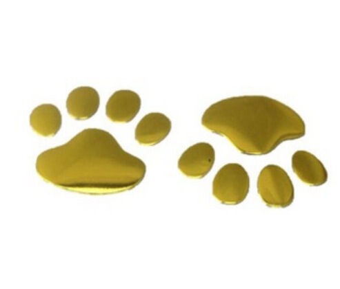 Store wholesale auto bear paw car sticker 3D stereoscopic personalized cat claw print sticker dropshipping one piece