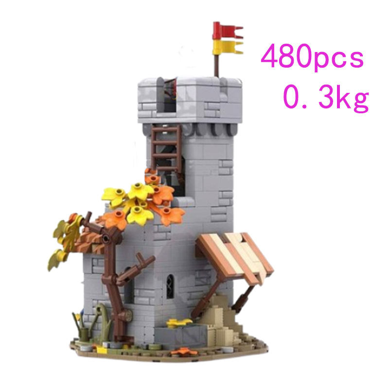 Castle Tree Building Blocks For Kids Construction Set_voghion.com