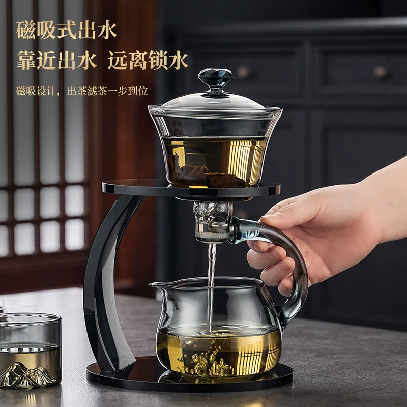 Glass automatic high-end tea set for home use, teapot, fully automatic