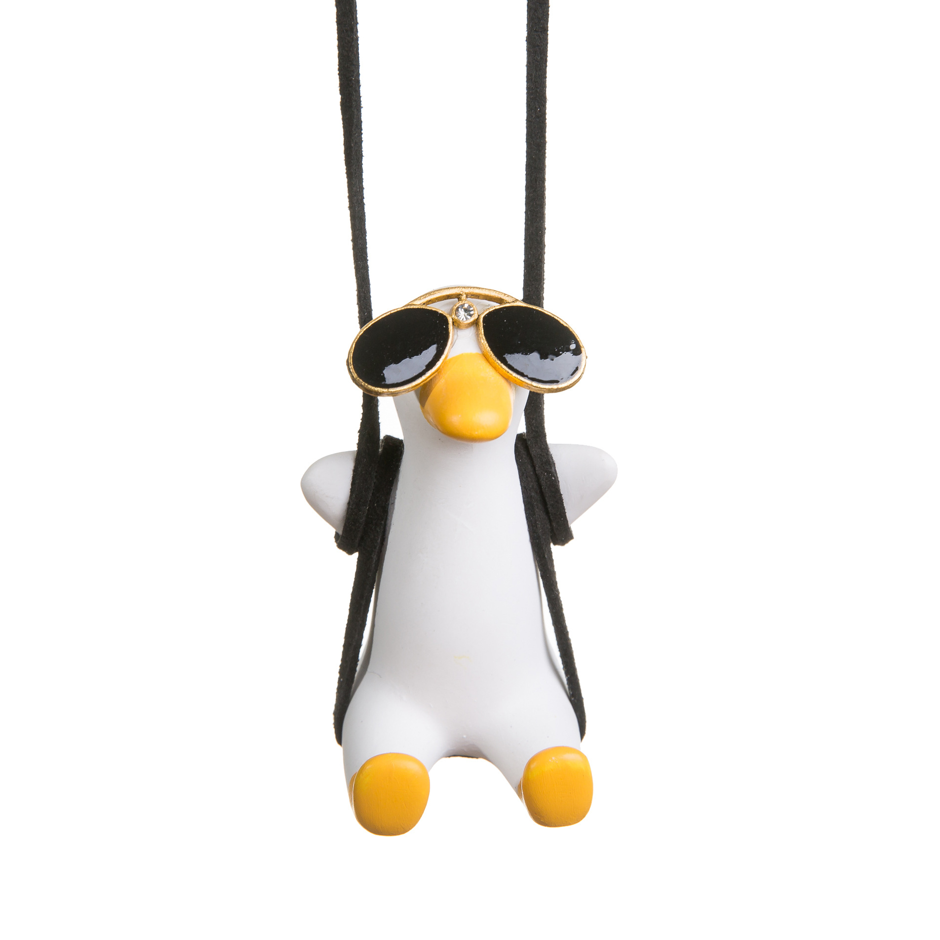 Cross-Border Car Hanging Ornaments Swing Duck Car Hanging Decoration Car Essential Supplies Car Interior Accessories