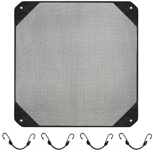 Cross-border Outdoor Air Conditioner Cover, Black Thickened Breathable Mesh Net for Cooling Fans—In Stock, Wholesale Air Conditioner Protective Covers