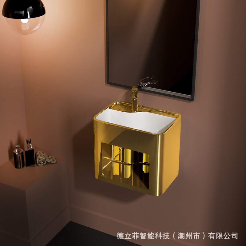 Wholesale Small-Sized Wall-Mounted Washbasin Integrated Ceramic Washbasin Small-Sized Storage Bathroom Cabinet Guangdong Chaozhou Wholesale Small-Sized Wall-Mounted Washbasin Integrated Ceramic Washbasin Small-Sized Storage Bathroom Cabinet Guangdong Chaozhou