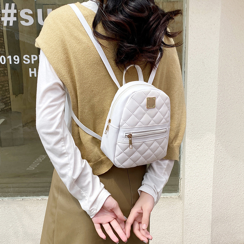 Bolso de mujer 2023 con diseño de rombos, mochila casual pequeña, bolso de mano/bandolera, bolso pequeño para teléfono, venta al por mayor