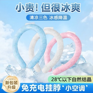 Summer Neck Cooling Ring Ice Neck Cooling Collar Cooling Pillow Neck Cooling Ice Neck Ring Heat Reduction Ice Ring Artifact