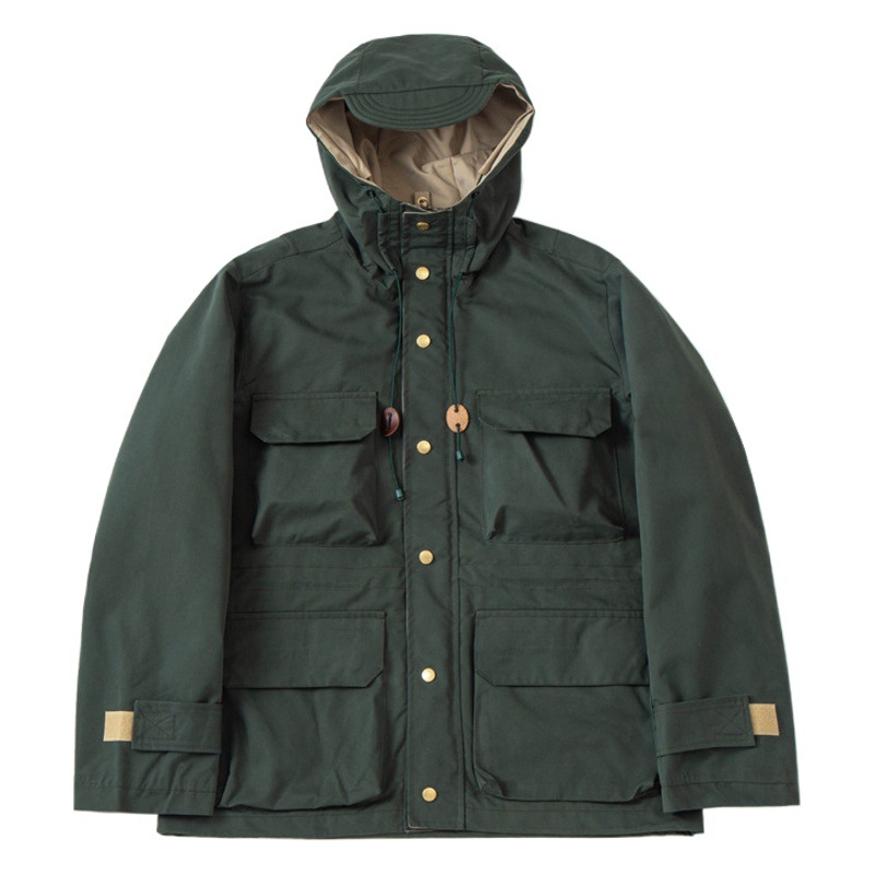 GDDQSDC chaqueta para hombres y mujeres sueltos engrosados a prueba de viento traje de Montañismo chaqueta con capucha Otoño e Invierno chaqueta de ropa de trabajo al aire libre