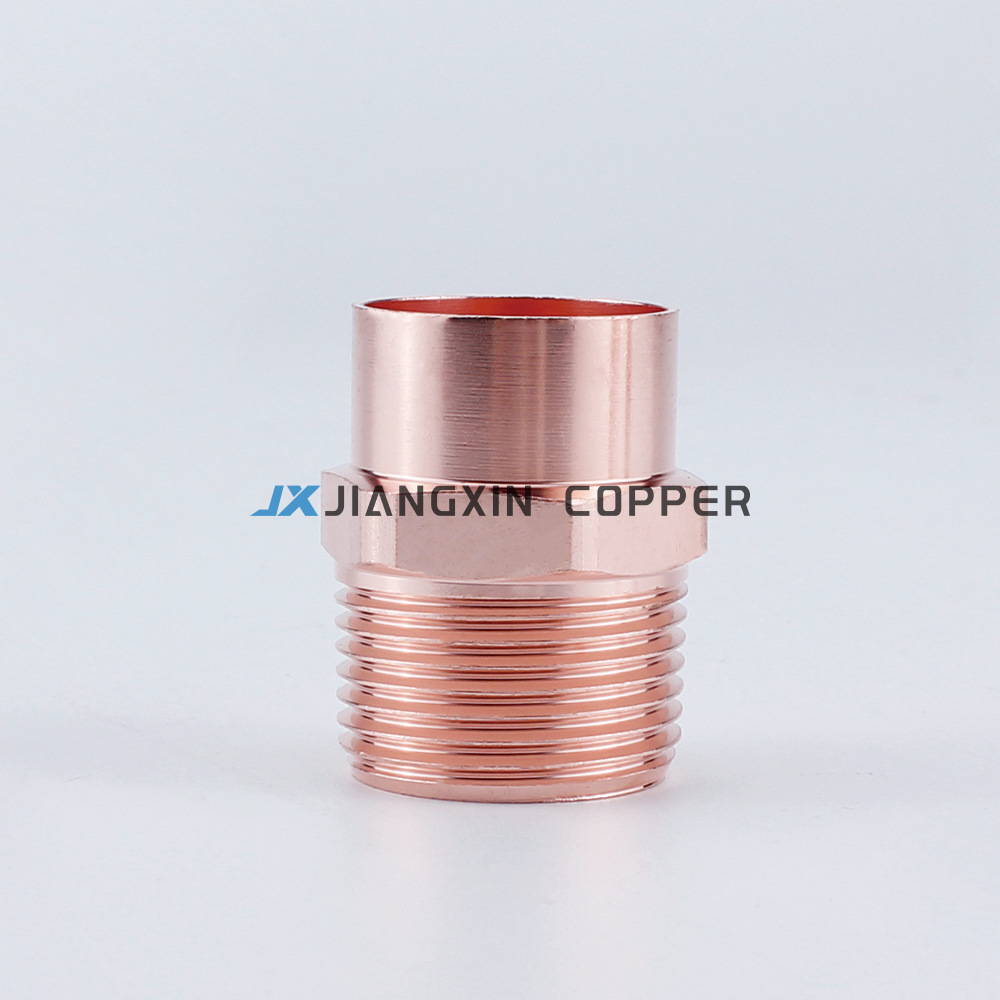 Cobre estándar estadounidense, accesorios de tubería de presión tipo V, tuberías de suministro de agua y juntas de calefacción, comercio exterior de EE. UU.