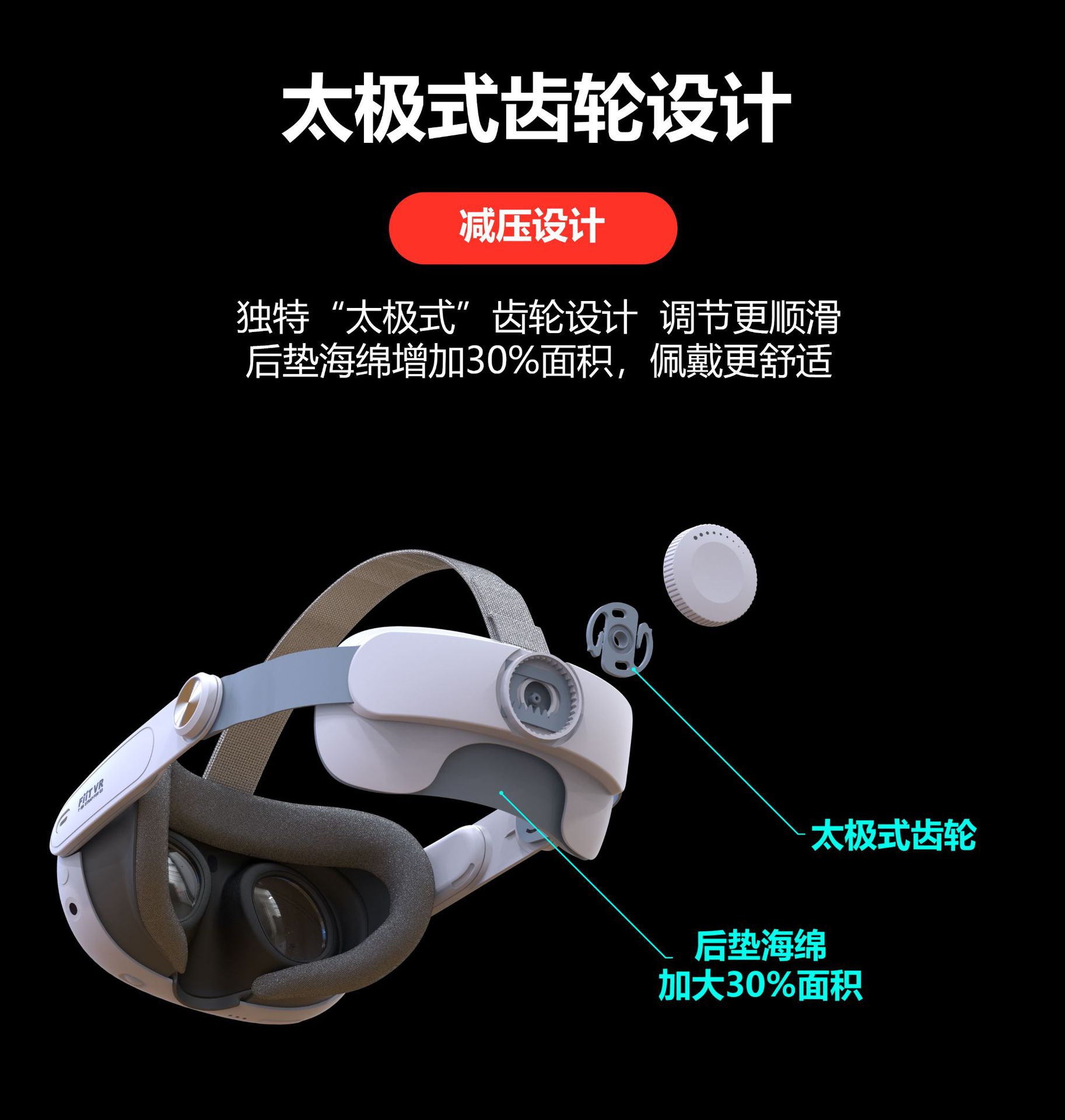 Compatible with Meta Quste3 Elite Headband T300 decompression Portable foldable Oculus VR all-in-one device accessories undefined