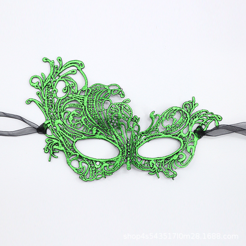 Ventas transfronterizas calientes de Halloween máscaras de encaje de Phoenix máscaras de rendimiento de máscaras sexuales de la reina