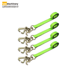 Cargo Binding Rescue Vehicle Binding Strap Fastener Trailer Rope Tie down Strap Rtj Hooks