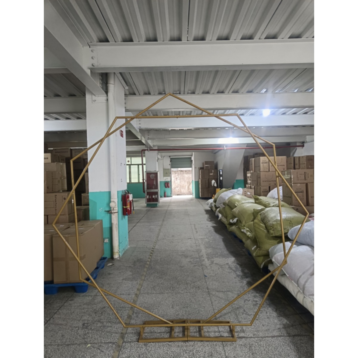 Arco de boda, arco de globos, kit de arco de metal multifuncional, arco de globos en forma de anillo, decoración para fiestas y eventos