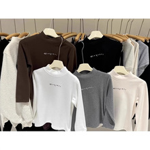 儿童德绒半高领打底衫2025秋冬装宝宝保暖柔软弹力内搭上衣T恤潮