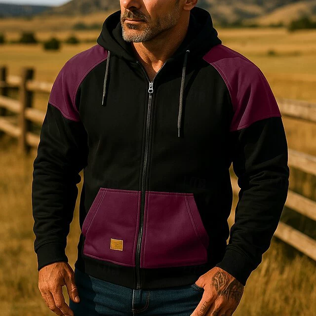 Трансграничная осень и зима новый мужской свитер с капюшоном