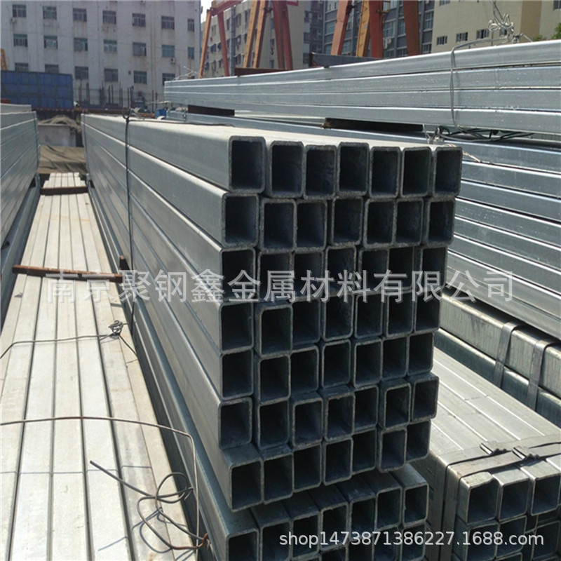 镀锌方管批发 供应热镀锌方矩管，可定制方矩管镀锌Q235镀锌方管