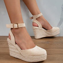 H 73534 Open Toe Wedge Platform Sandals ¶ֺ�����Ь ��