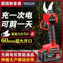 电动修枝剪果树粗枝剪刀充电式强力无线园艺树枝锂电剪源头工厂