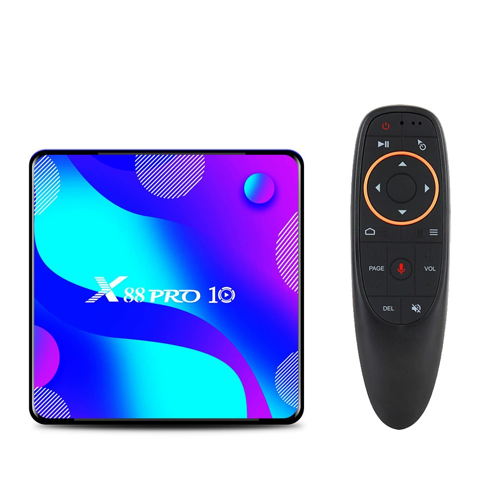 X88pro STB RK3318 Android 10 4k сеть HD BT двойная частота