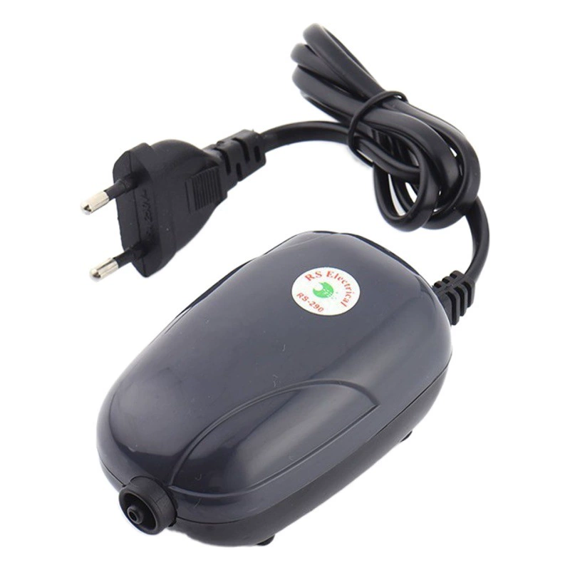 Воздушный насос Risheng RS-290 кислородный насос для аквариума с одним отверстием кислородный насос для аквариумных рыб кислородный насос Европейский Калибр круглая вставка