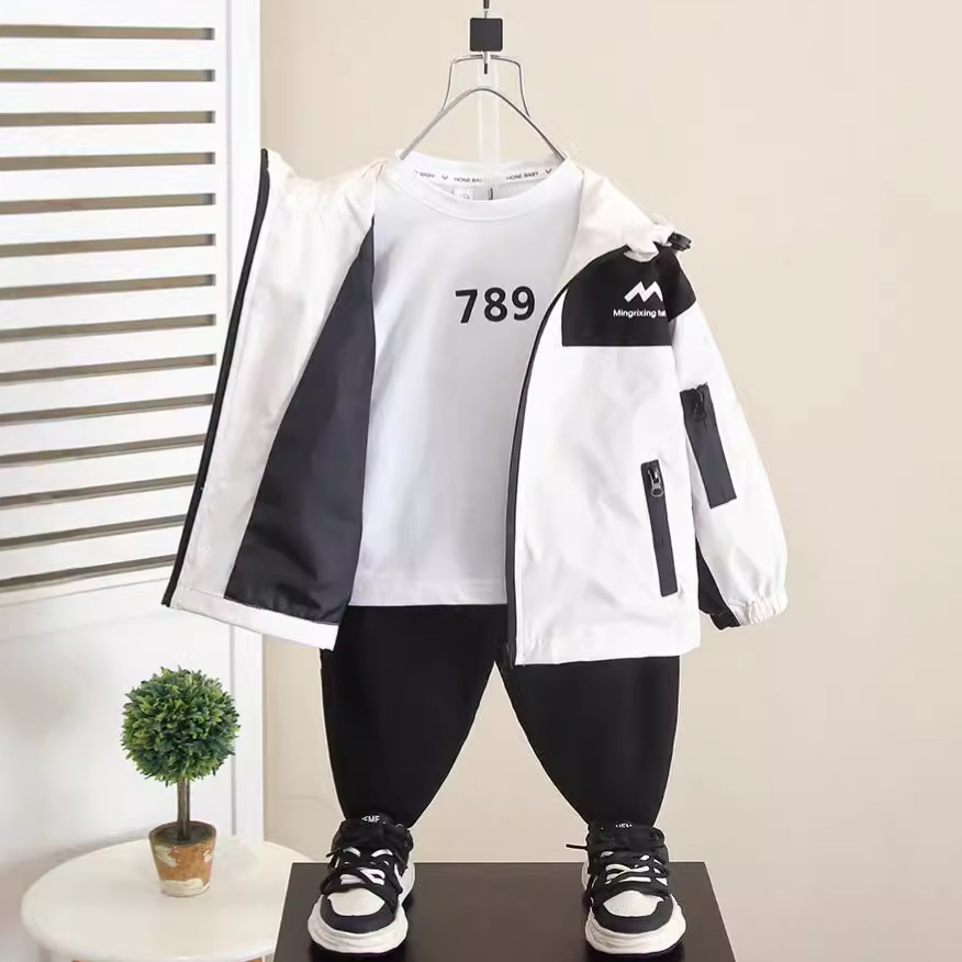 6306 Chaqueta de otoño para niños 2025 Chaqueta casual de primavera y otoño para niños nuevos Chaqueta de otoño para bebés