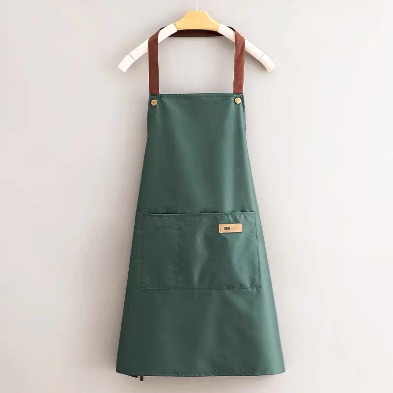 防水防油エプロン飲食男女作業服ウエスト周りカスタムinfo家庭用キッチン料理シンプルエプロン|undefined
