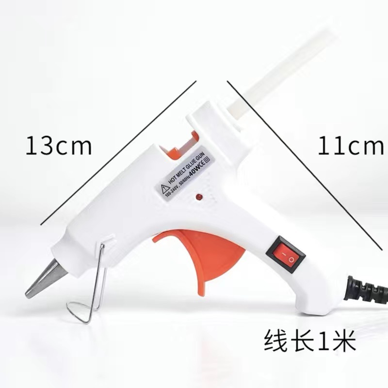 흰색 - 별도의 40w 소형 글루건