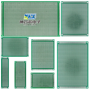 Wholesale double-sided universal board hole board universal board experiment board PCB circuit board double-sided tin spray 3 × 7cm