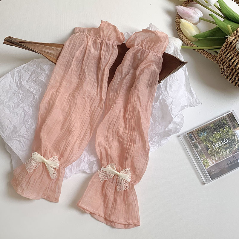 Funda de manga de hielo con lazo, suelta, transpirable, todo-fósforo, manga de conducción, manga de trompeta ligera, manga de hielo, manga de protección solar, mujer