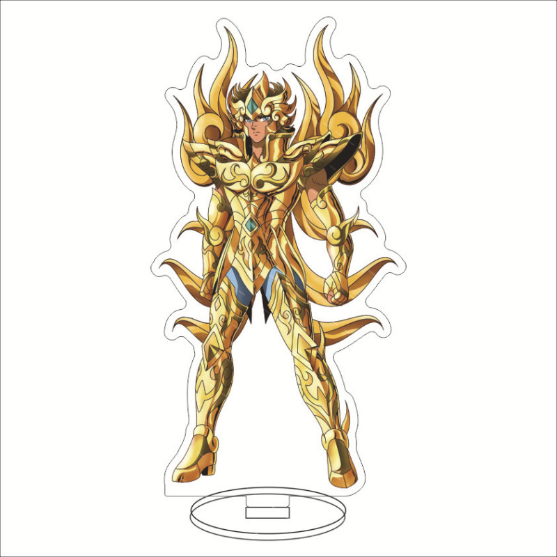 聖闘士星矢大立牌城戸沙織氷河紫龍瞬一輝童虎アクリル置物|undefined