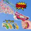 Ribbon style automatic fireworks gun