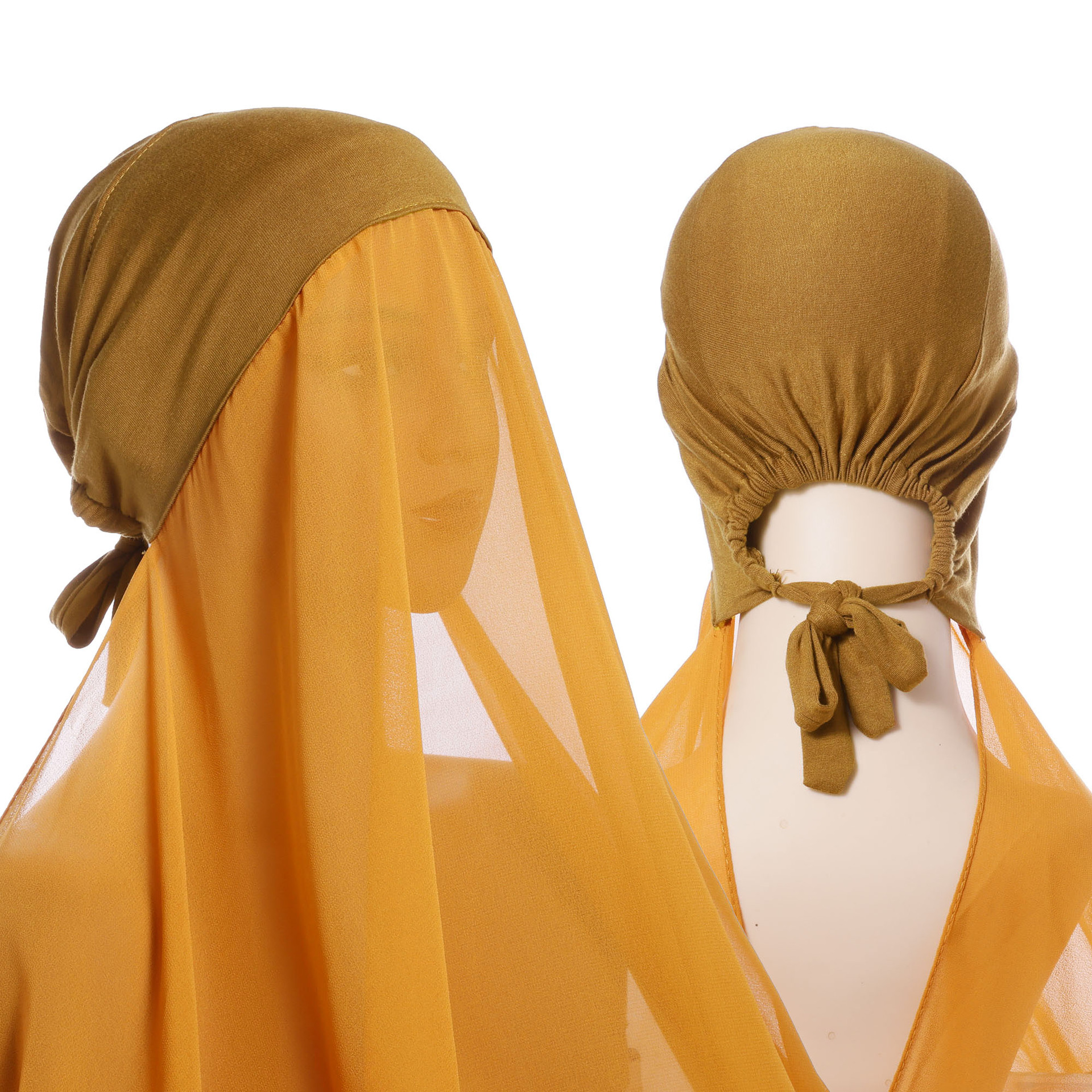 Wholesale of Foreign Trade Sets Including Headscarves, Elastic Hats, Pearl Chiffon Scarves, and Scarves