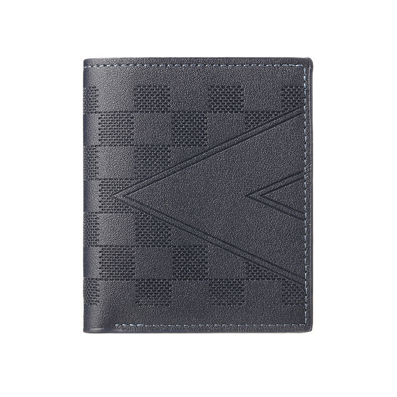 Aliexpress bolso de negocios para hombres corto de mediana edad, estilo horizontal de lujo ligero de alta calidad, multi-tarjeta pequeña cartera al por mayor