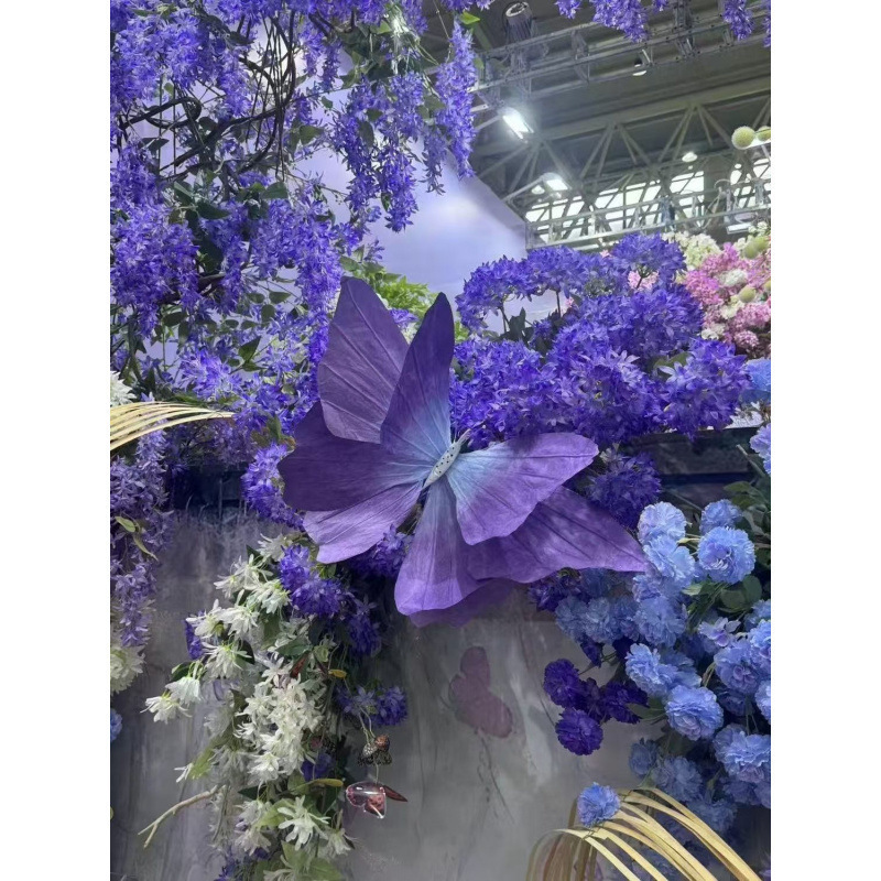 立体仿真蝴蝶纸艺成品大型巨型婚礼橱窗道具布置装饰摄影包邮批发|undefined