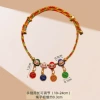 Peace and Joy Little Brown Treasure Gold Buckle Rope